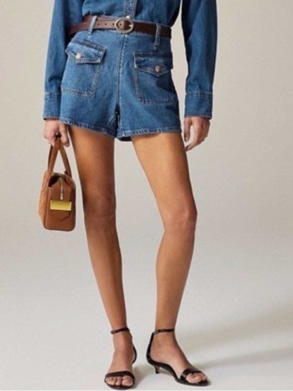 NWT J. Crew Denim Sailor Pocket Shorts
